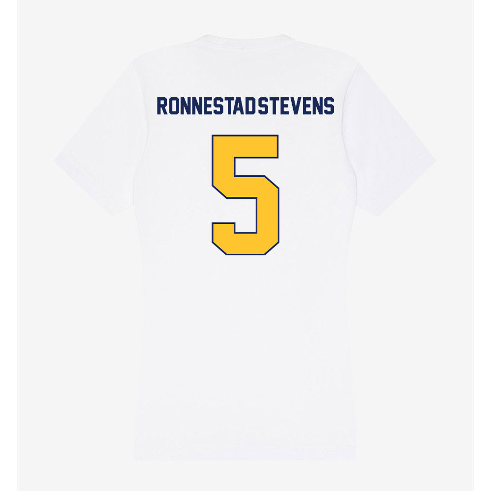 Marquette - NCAA Men's Soccer : Tristan Ronnestad-Stevens - Women's V-Neck T-Shirt-1