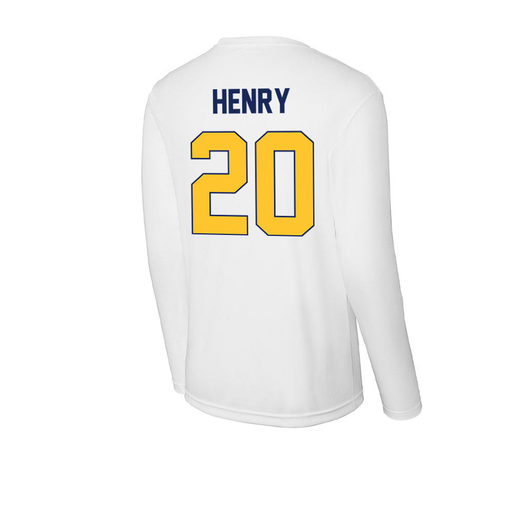 Marquette - NCAA Men's Lacrosse : John Paul Henry - Activewear Long Sleeve T-Shirt-1