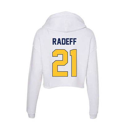 Marquette - NCAA Women's Volleyball : Elena Radeff - Women's Crop Fleece Hoodie-1