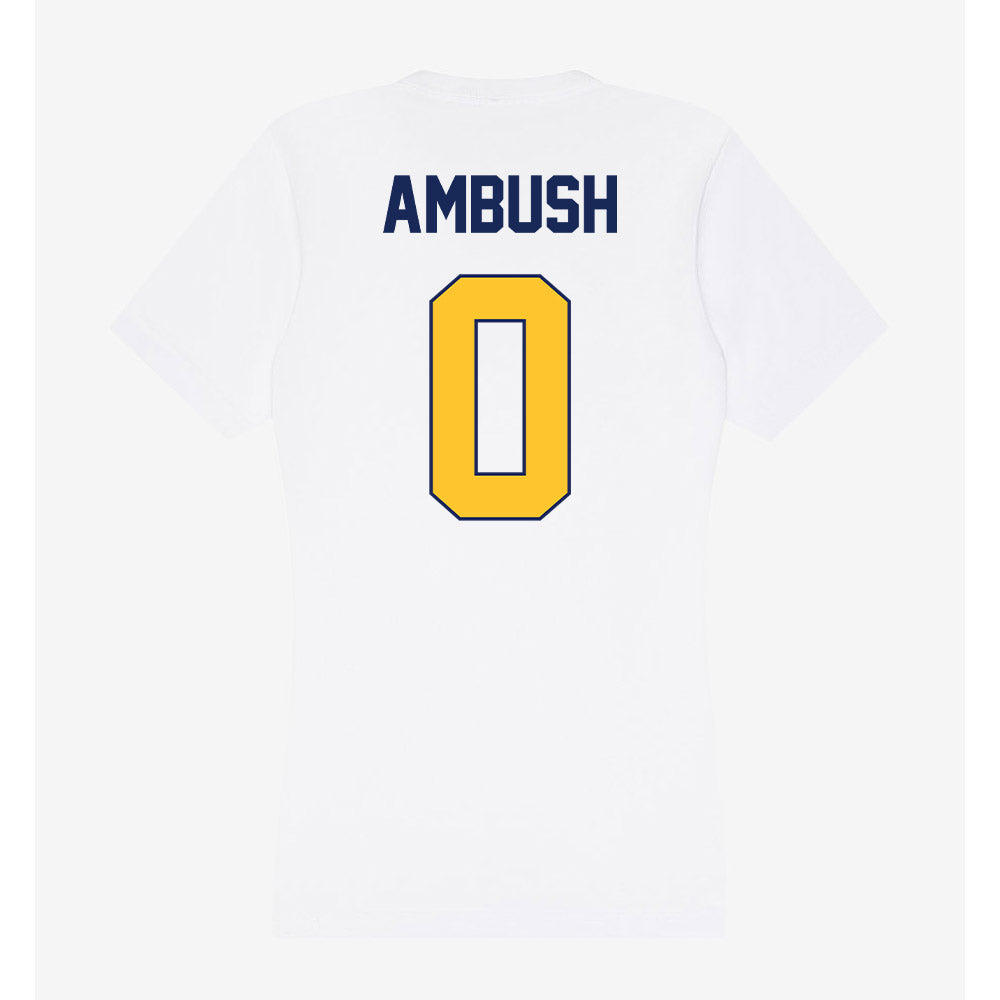 Marquette - NCAA Men's Lacrosse : Ty Ambush - Women's V-Neck T-Shirt-1