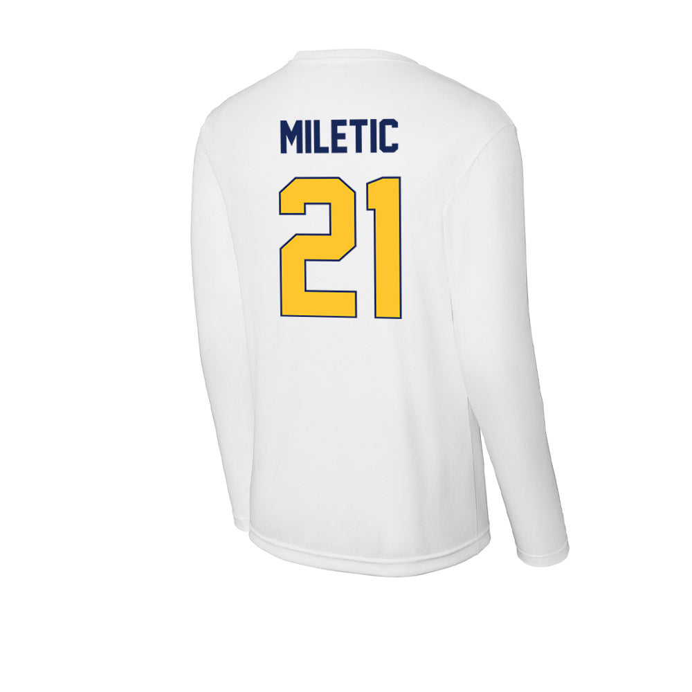 Marquette - NCAA Men's Basketball : Ian Miletic - Activewear Long Sleeve T-Shirt-1