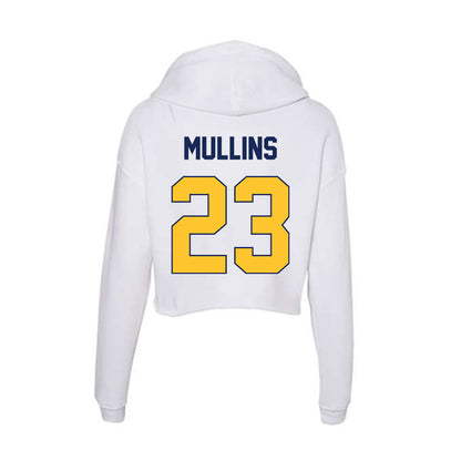 Marquette - NCAA Men's Soccer : Drew Mullins - Women's Crop Fleece Hoodie-1