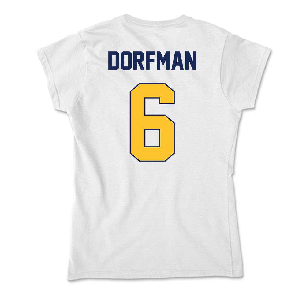 Marquette - NCAA Women's Soccer : Coco Dorfman - Soft Style Women’s T-Shirt-1