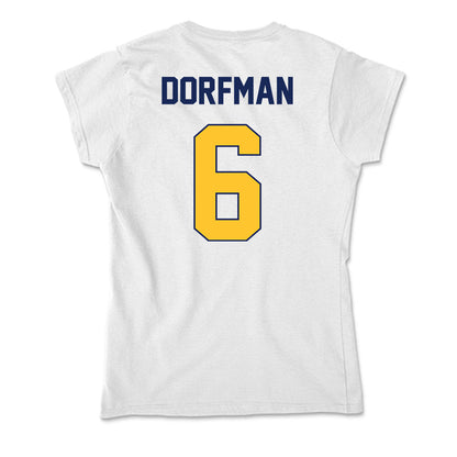 Marquette - NCAA Women's Soccer : Coco Dorfman - Soft Style Women’s T-Shirt-1