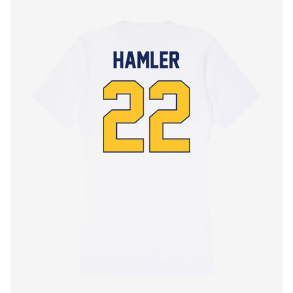 Marquette - NCAA Men's Soccer : Clayton Hamler - Women's V-Neck T-Shirt-1