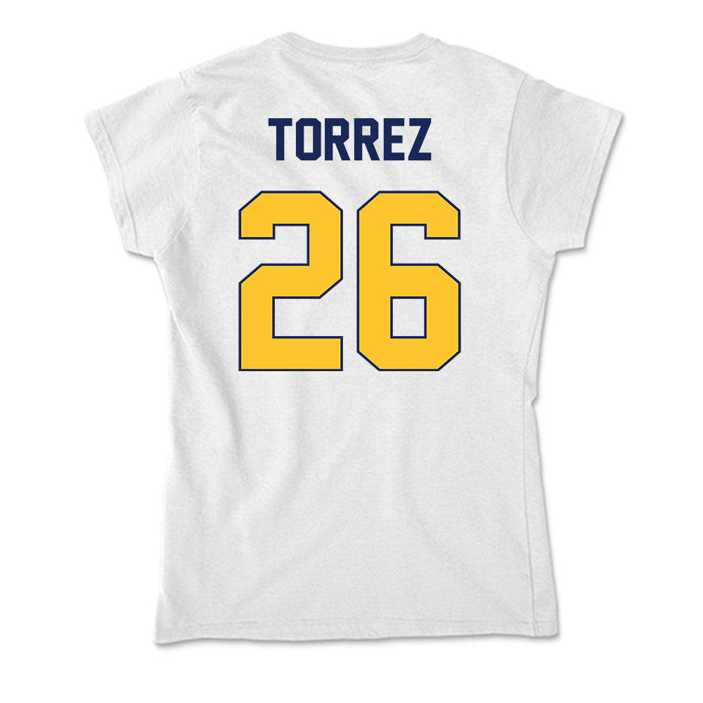Marquette - NCAA Men's Soccer : Hudson Torrez - Soft Style Women’s T-Shirt-1