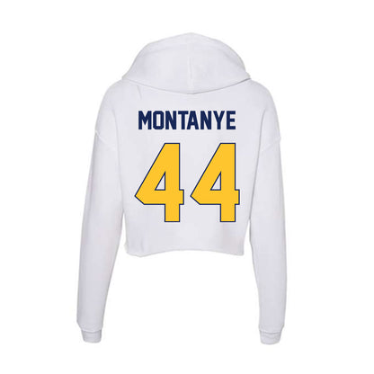 Marquette - NCAA Men's Lacrosse : Luke Montanye - Women's Crop Fleece Hoodie-1