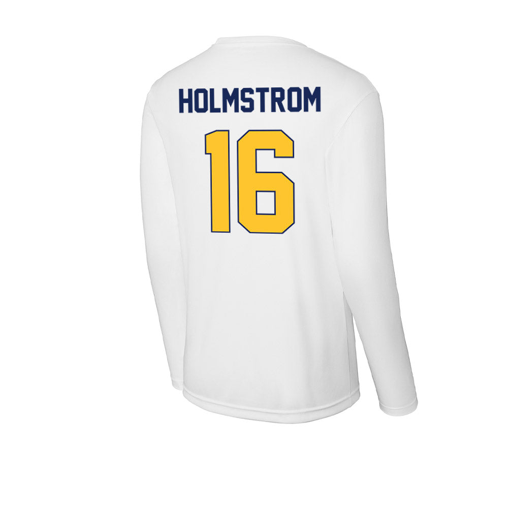 Marquette - NCAA Women's Volleyball : Ella Holmstrom - Activewear Long Sleeve T-Shirt-1