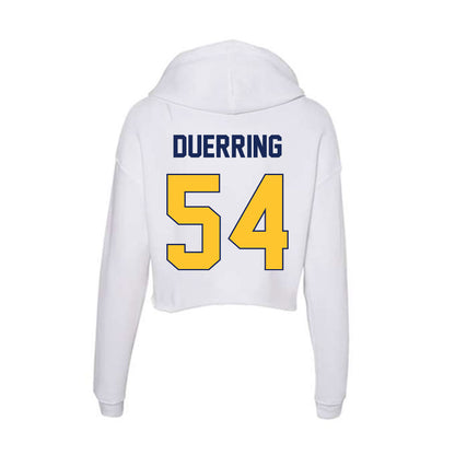 Marquette - NCAA Men's Lacrosse : Dylan Duerring - Women's Crop Fleece Hoodie-1