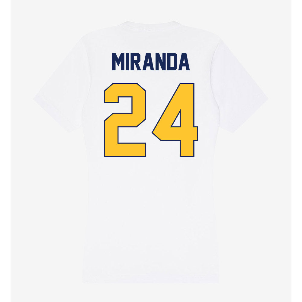 Marquette - NCAA Men's Soccer : Gabriel Miranda - Women's V-Neck T-Shirt-1