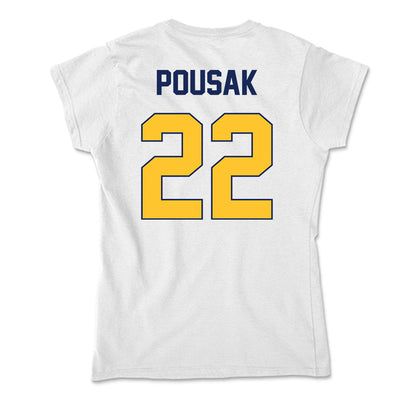 Marquette - NCAA Men's Lacrosse : Ben Pousak - Soft Style Women’s T-Shirt-1