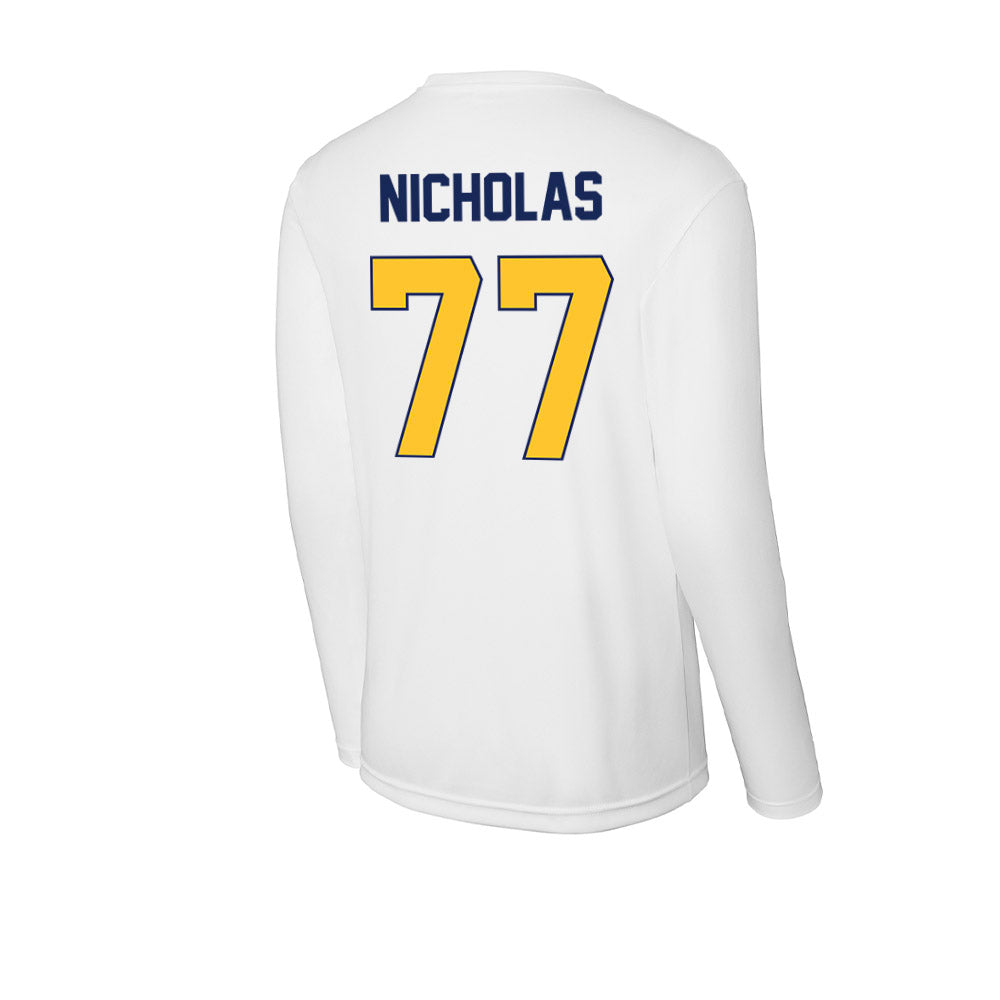 Marquette - NCAA Men's Lacrosse : Brady Nicholas - Activewear Long Sleeve T-Shirt-1