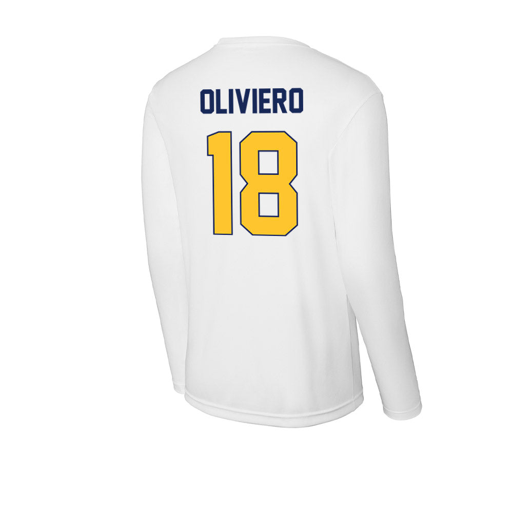 Marquette - NCAA Women's Basketball : Capri Oliviero - Activewear Long Sleeve T-Shirt-1