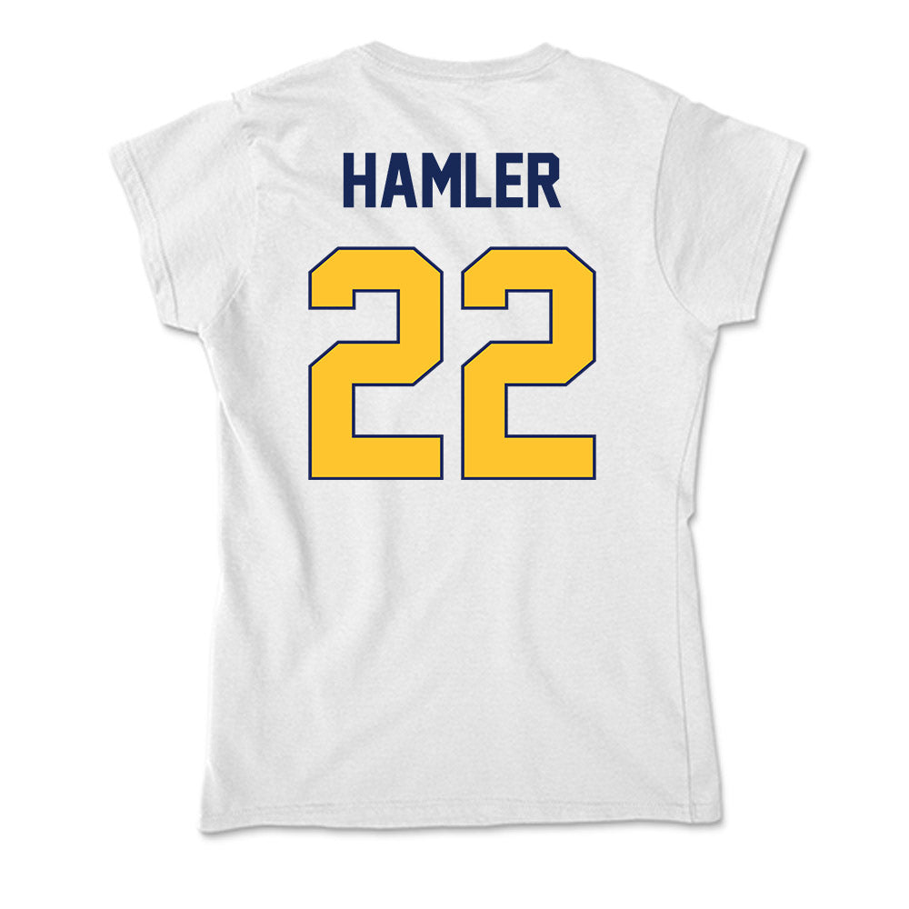 Marquette - NCAA Men's Soccer : Clayton Hamler - Soft Style Women’s T-Shirt-1