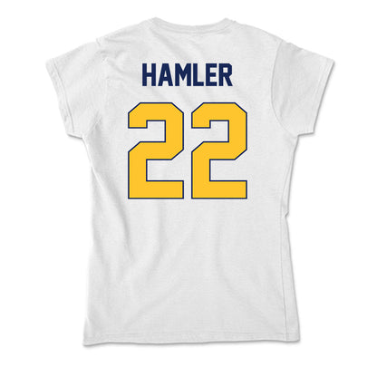 Marquette - NCAA Men's Soccer : Clayton Hamler - Soft Style Women’s T-Shirt-1