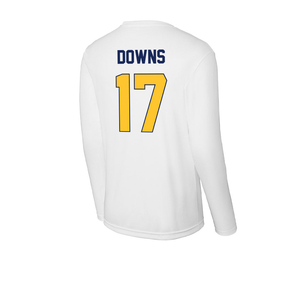 Marquette - NCAA Women's Soccer : Cate Downs - Activewear Long Sleeve T-Shirt-1