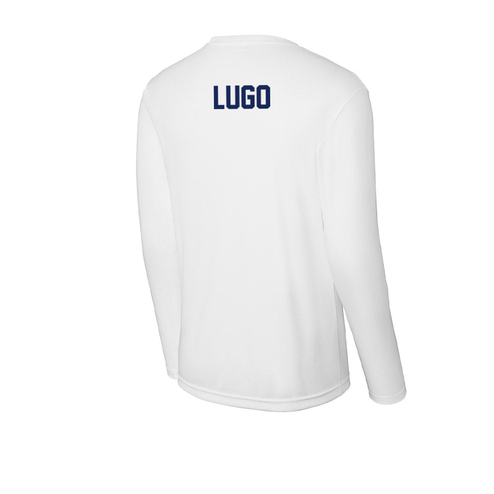 Marquette - NCAA Men's Track & Field : Alika Lugo - Activewear Long Sleeve T-Shirt-1