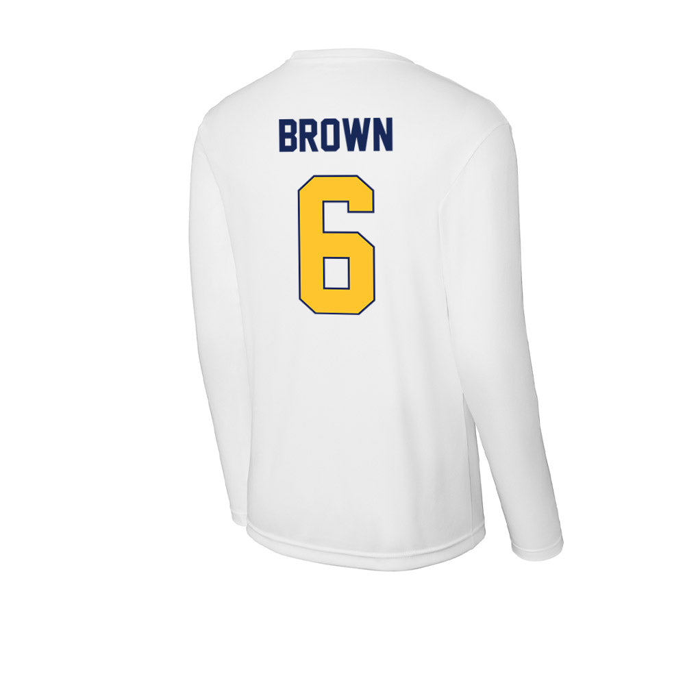 Marquette - NCAA Women's Lacrosse : Haley Brown - Activewear Long Sleeve T-Shirt-1