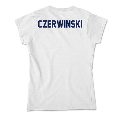 Marquette - NCAA Men's Track & Field : Russell Czerwinski - Soft Style Women’s T-Shirt-1
