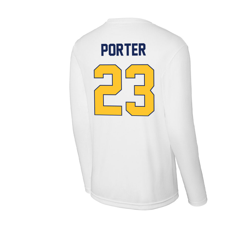 Marquette - NCAA Women's Basketball : Olivia Porter - Activewear Long Sleeve T-Shirt-1