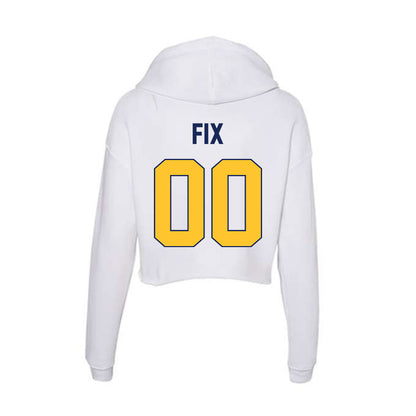 Marquette - NCAA Women's Soccer : Emily Fix - Women's Crop Fleece Hoodie-1