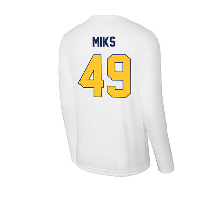 Marquette - NCAA Men's Lacrosse : Carson Miks - Activewear Long Sleeve T-Shirt-1