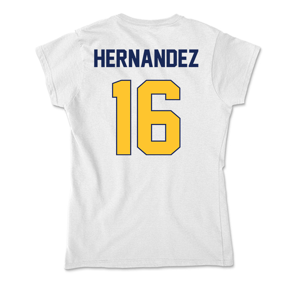 Marquette - NCAA Women's Soccer : Olivia Hernandez - Soft Style Women’s T-Shirt-1