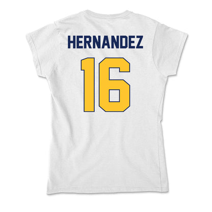 Marquette - NCAA Women's Soccer : Olivia Hernandez - Soft Style Women’s T-Shirt-1