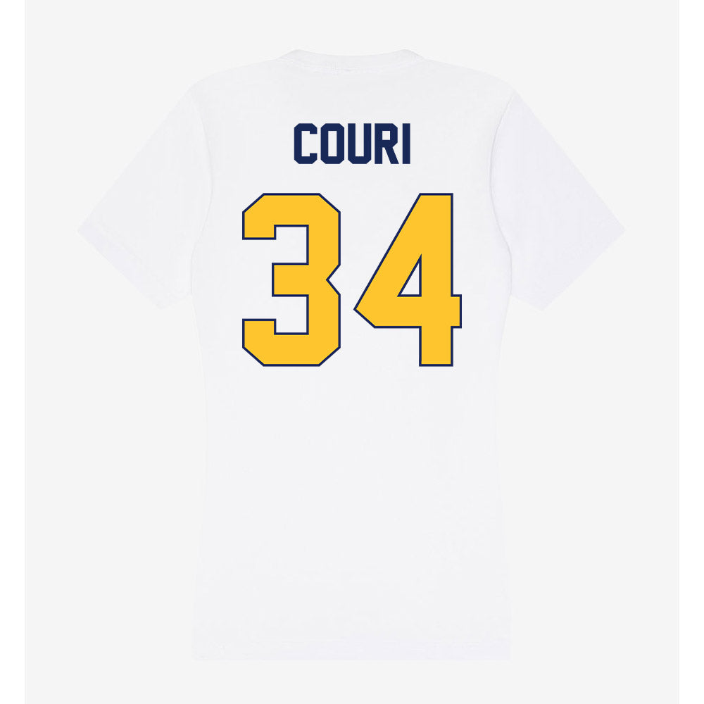 Marquette - NCAA Women's Lacrosse : Emily Couri - Women's V-Neck T-Shirt-1