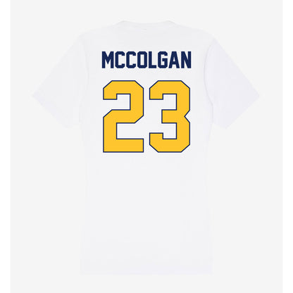 Marquette - NCAA Men's Lacrosse : PJ McColgan - Women's V-Neck T-Shirt-1