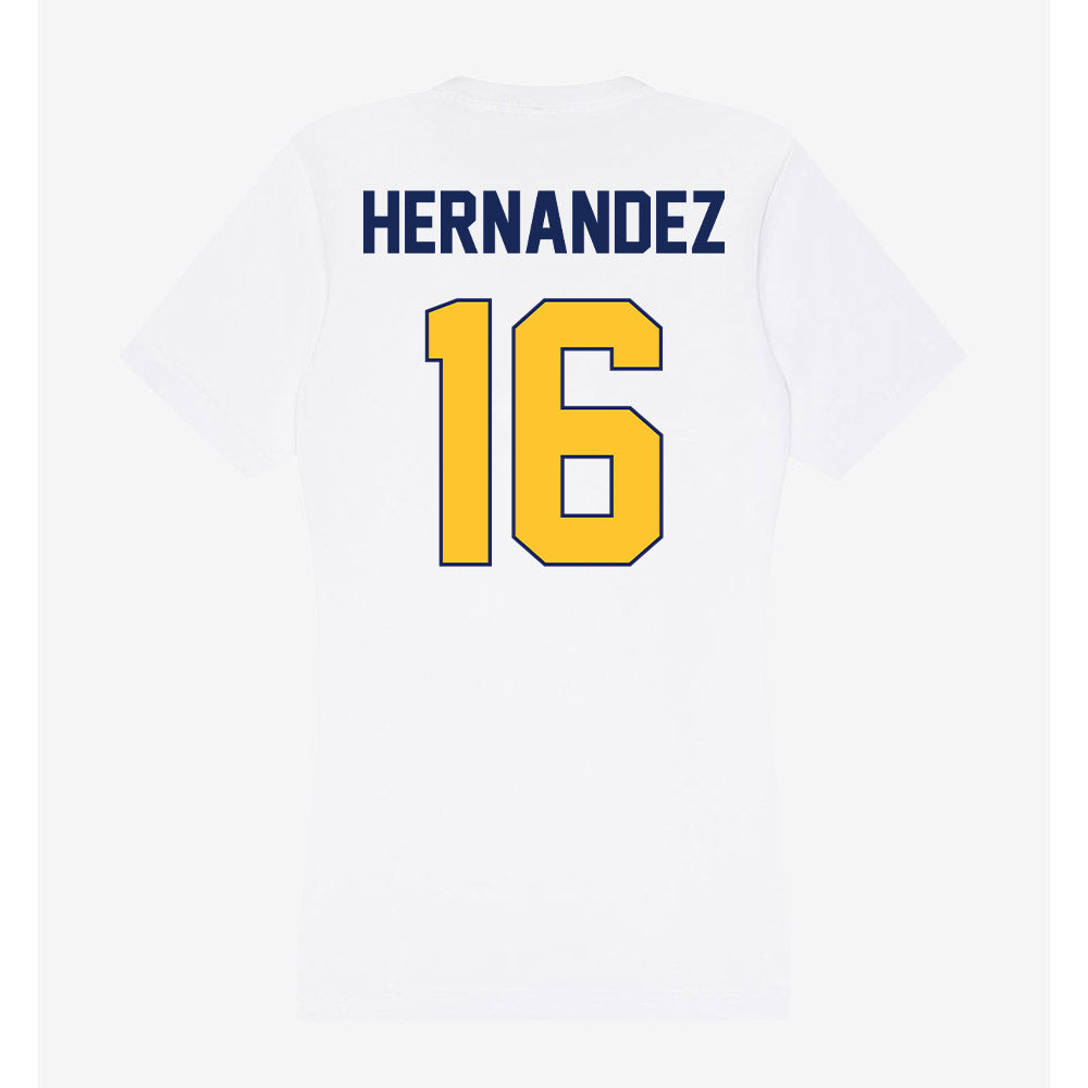 Marquette - NCAA Women's Soccer : Olivia Hernandez - Women's V-Neck T-Shirt-1