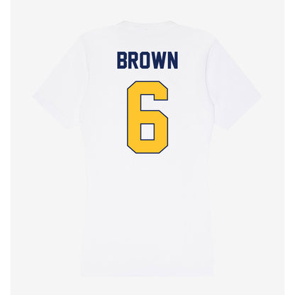 Marquette - NCAA Women's Lacrosse : Haley Brown - Women's V-Neck T-Shirt-1