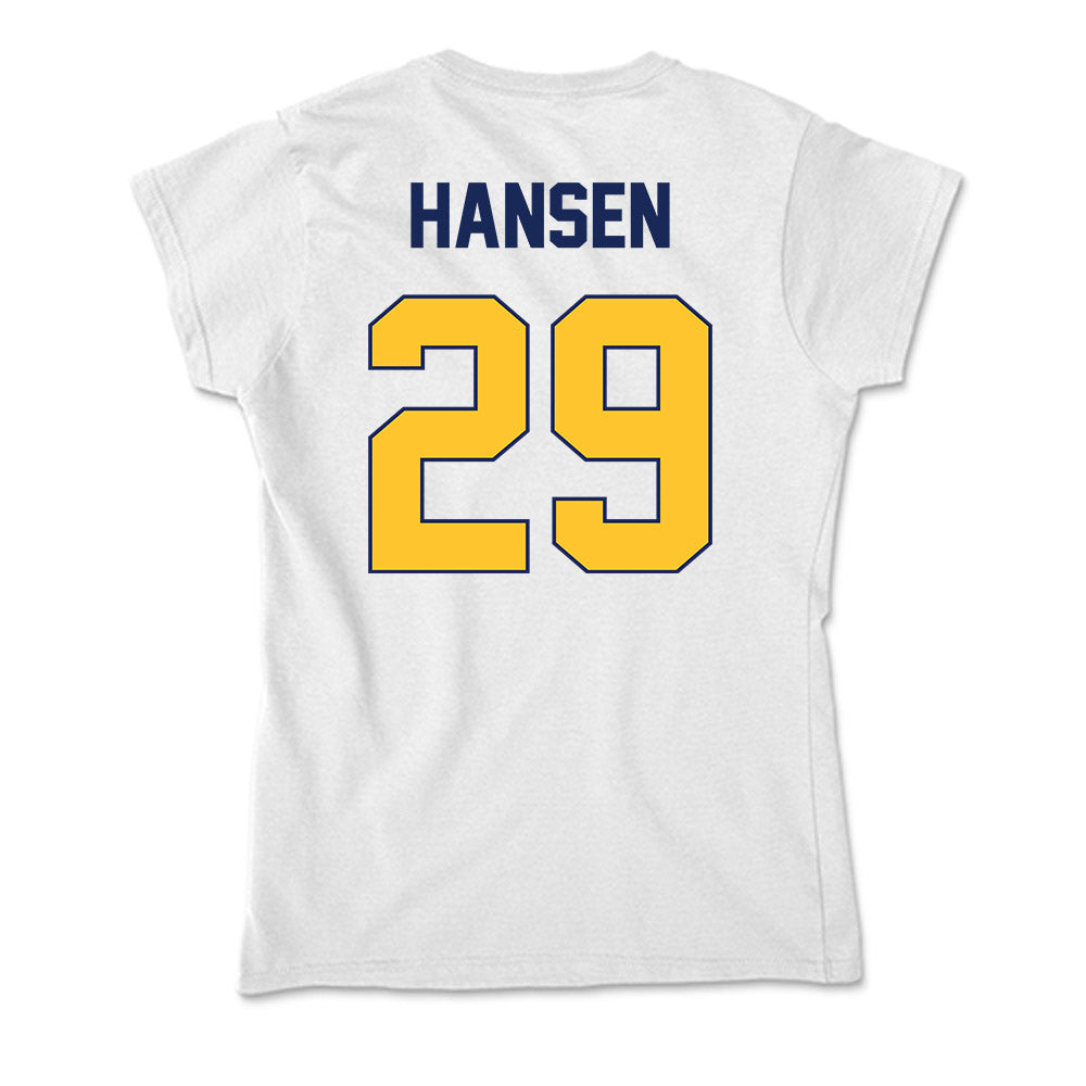 Marquette - NCAA Women's Lacrosse : Megan Hansen - Soft Style Women’s T-Shirt-1