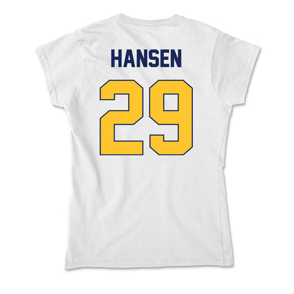 Marquette - NCAA Women's Lacrosse : Megan Hansen - Soft Style Women’s T-Shirt-1