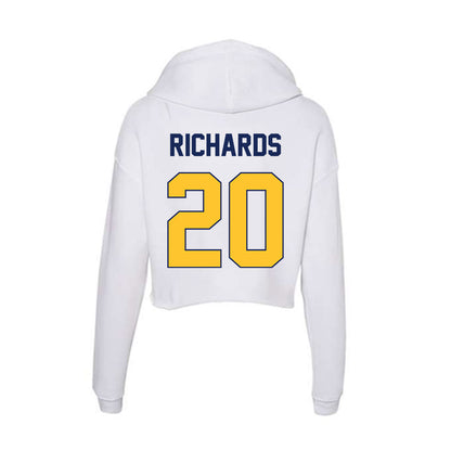 Marquette - NCAA Men's Soccer : Bryce Richards - Women's Crop Fleece Hoodie-1