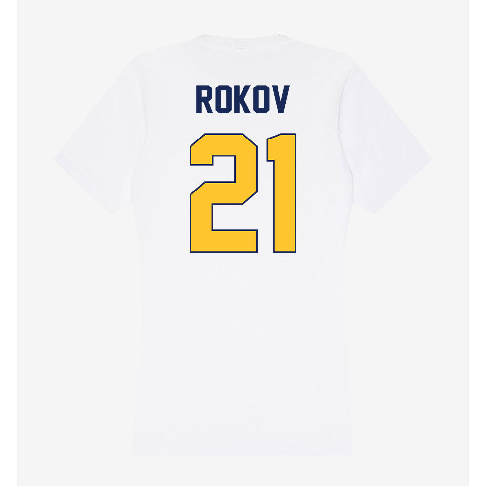 Marquette - NCAA Men's Soccer : Gabriel Rokov - Women's V-Neck T-Shirt-1