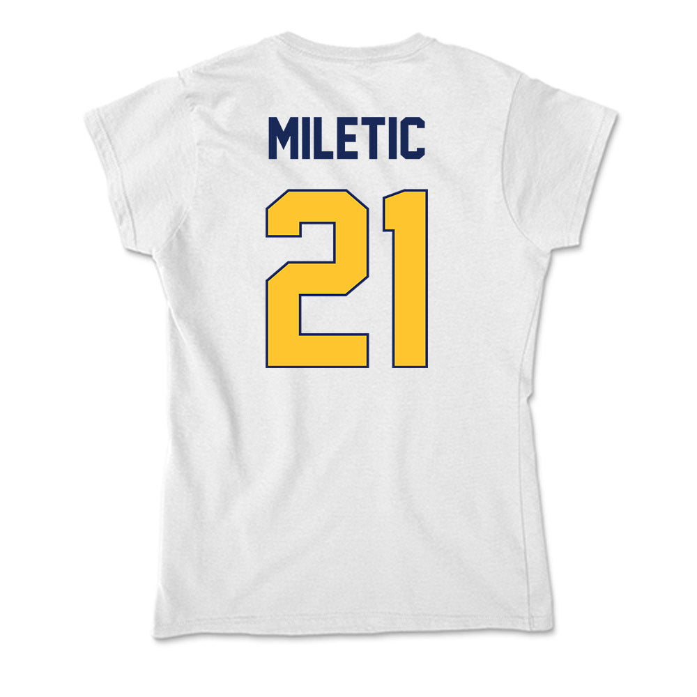 Marquette - NCAA Men's Basketball : Ian Miletic - Soft Style Women’s T-Shirt-1