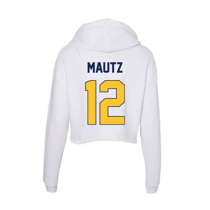 Marquette - NCAA Women's Lacrosse : Ella Mautz - Women's Crop Fleece Hoodie-1