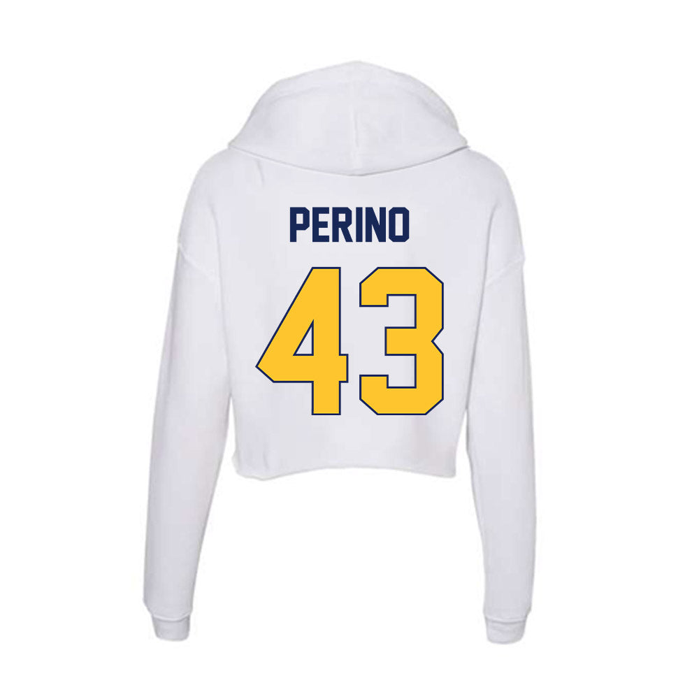 Marquette - NCAA Women's Lacrosse : Gabbi Perino - Women's Crop Fleece Hoodie-1