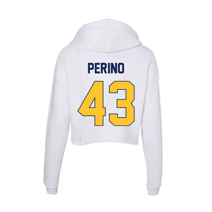 Marquette - NCAA Women's Lacrosse : Gabbi Perino - Women's Crop Fleece Hoodie-1