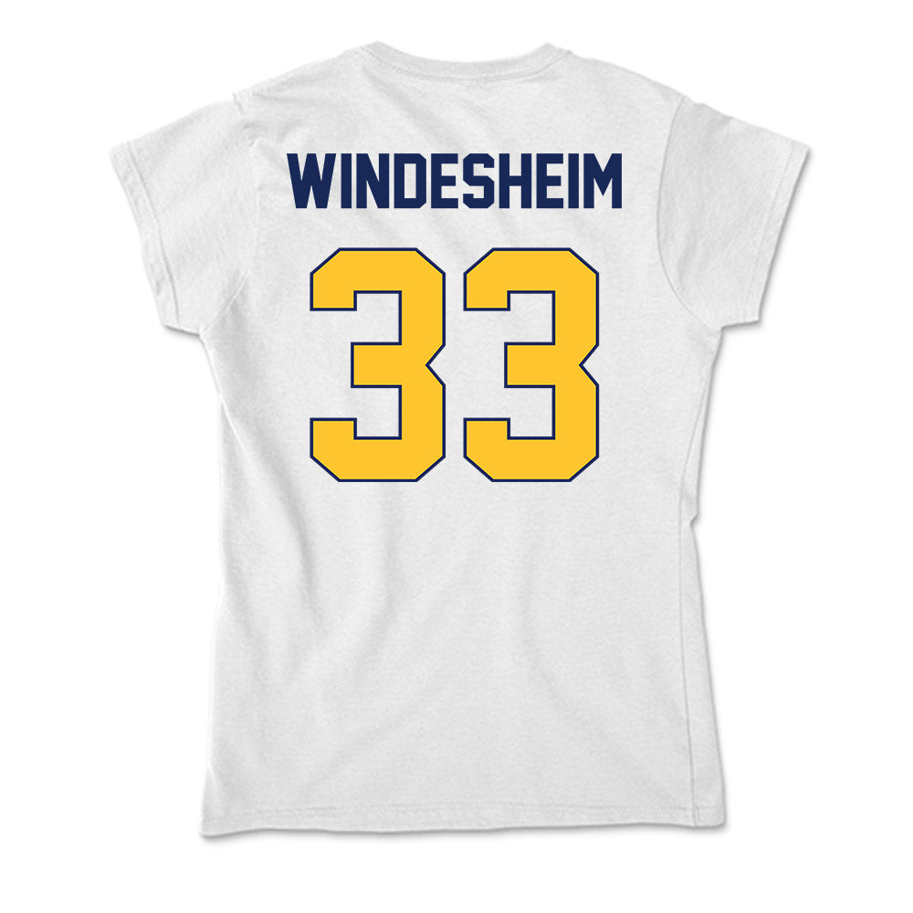 Marquette - NCAA Women's Lacrosse : Gabby Windesheim - Soft Style Women’s T-Shirt-1