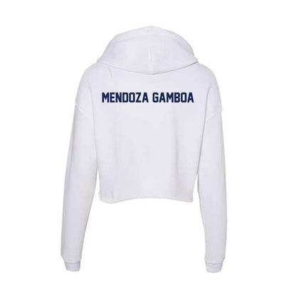 Marquette - NCAA Women's Tennis : Luciana Mendoza Gamboa - Women's Crop Fleece Hoodie-1