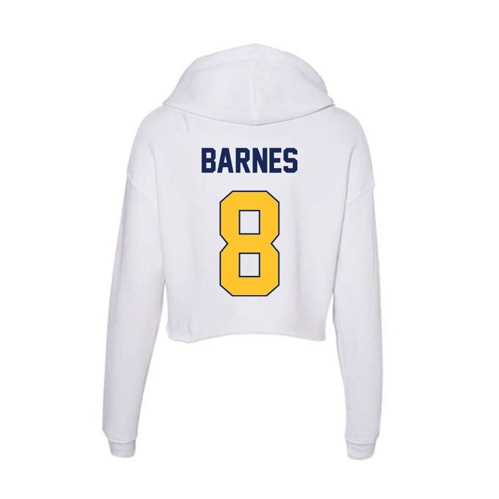 Marquette - NCAA Women's Basketball : JJ Barnes - Women's Crop Fleece Hoodie-1