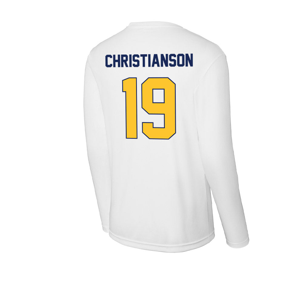 Marquette - NCAA Women's Soccer : Haley Christianson - Activewear Long Sleeve T-Shirt-1