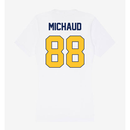 Marquette - NCAA Men's Lacrosse : Scott Michaud - Women's V-Neck T-Shirt-1