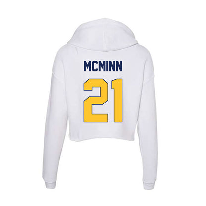 Marquette - NCAA Women's Soccer : Kiley McMinn - Women's Crop Fleece Hoodie-1