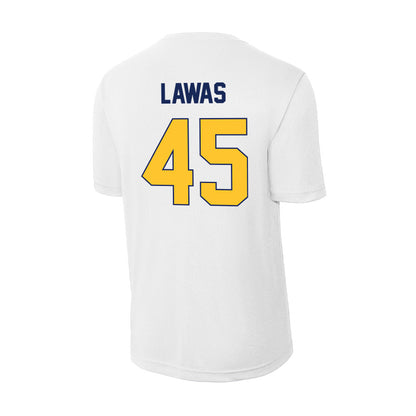 Marquette - NCAA Men's Lacrosse : Lucas Lawas - Activewear T-Shirt-1