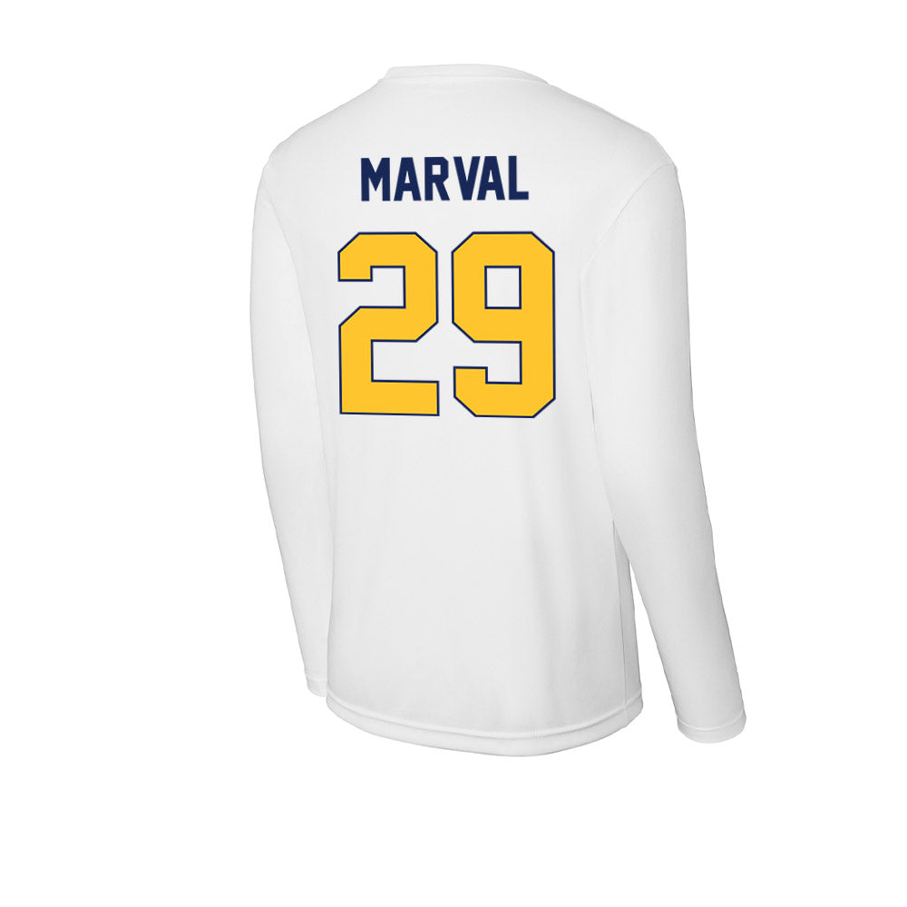 Marquette - NCAA Women's Lacrosse : Jasmine Marval - Activewear Long Sleeve T-Shirt-1