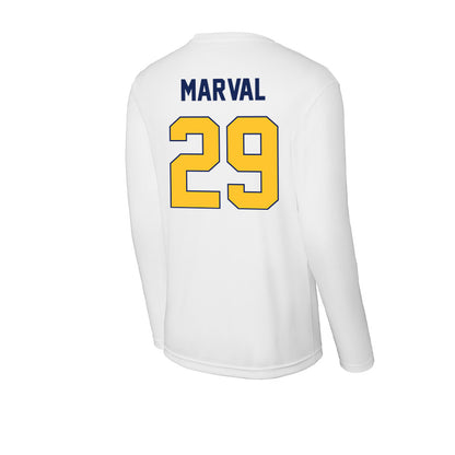 Marquette - NCAA Women's Lacrosse : Jasmine Marval - Activewear Long Sleeve T-Shirt-1