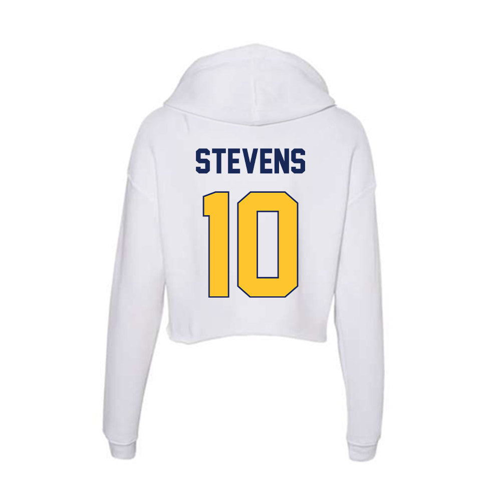 Marquette - NCAA Men's Basketball : Adrien Stevens - Women's Crop Fleece Hoodie-1